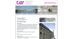 Desktop Screenshot of chelseawharf.com